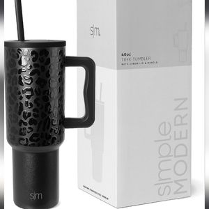 Simple Modern 40oz Trek Tumbler in Black Leopard